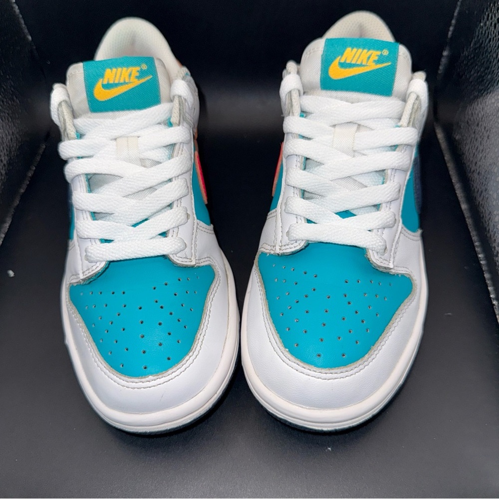 Size 4Y - Nike Dunk Low ‘Dusty Cactus Thunder Blue’, HF4794-345, Good, No Box